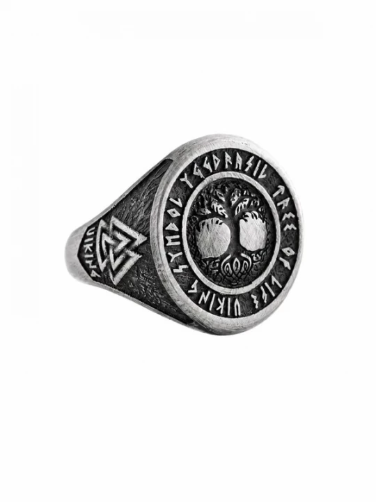 Foto van product REYTEL Ring 'YGGDRASIL TREE OF LIFE VIKING' zilver
