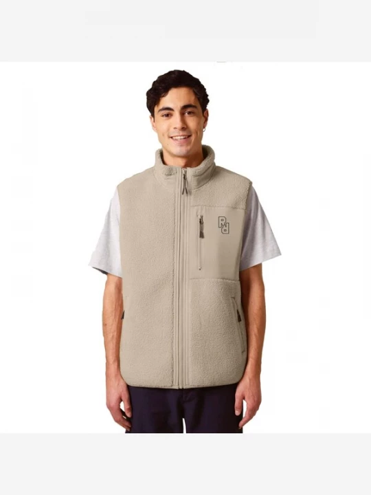 Foto van product Rheinrebell Bodywarmer 'Sherpa' crème