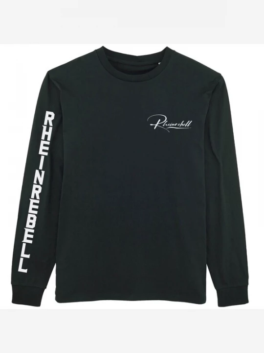 Foto van product Rheinrebell Shirt 'Longsleeve Black' zwart