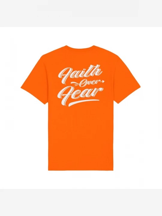 Foto van product Rheinrebell Shirt 'T Shirt "Faith" Orange' oranje