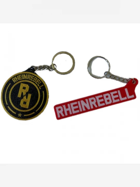 Foto van product Rheinrebell Sleutelhanger zwart
