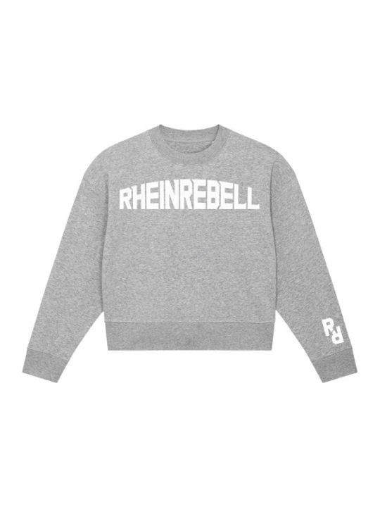 Foto van product Rheinrebell Sweatshirt 'Cropster' grijs