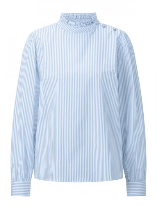 Foto van product Rich & Royal Blouse blauw / wit