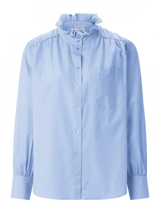 Foto van product Rich & Royal Blouse lichtblauw / wit