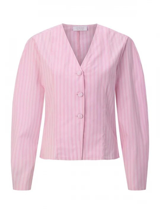 Foto van product Rich & Royal Blouse rosé / wit