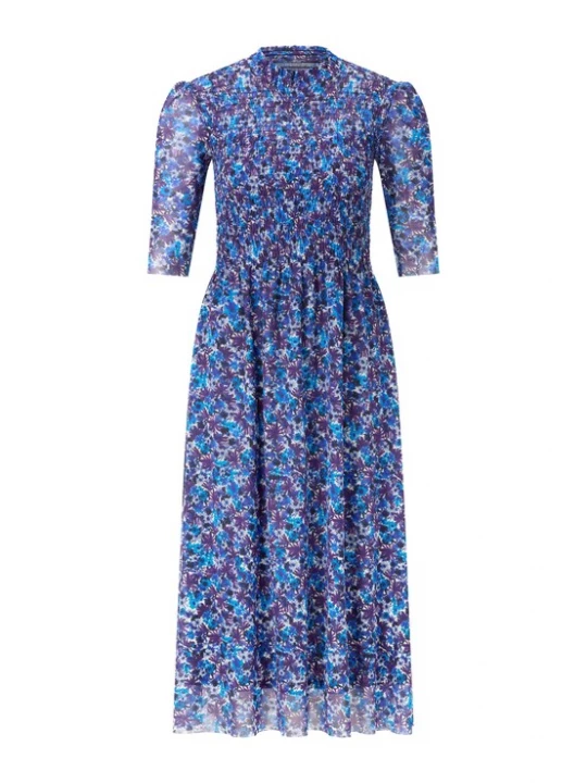 Foto van product Rich & Royal Jurk blauw / donkerlila / zwart / wit
