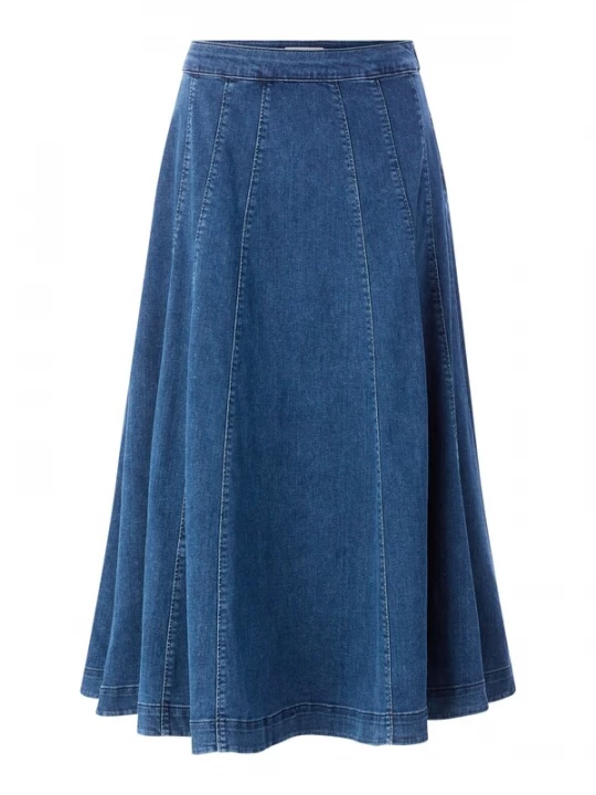Foto van product Rich & Royal Rok blauw denim