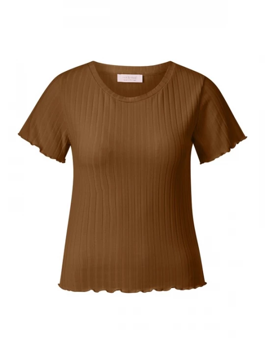 Foto van product Rich & Royal Shirt bruin