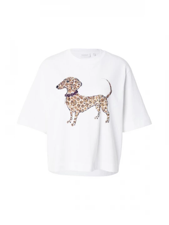 Foto van product Rich & Royal Shirt cognac / bessen / zwart / wit