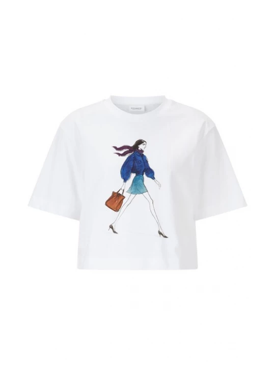Foto van product Rich & Royal Shirt donkerblauw / bruin / donkerlila / wit