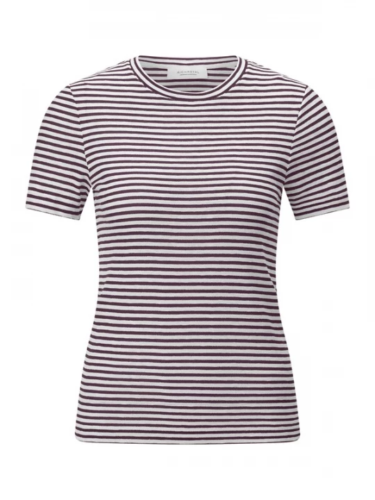 Foto van product Rich & Royal Shirt donkerlila / wit
