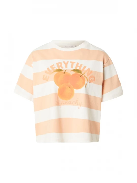 Foto van product Rich & Royal Shirt groen / oranje / abrikoos / wit