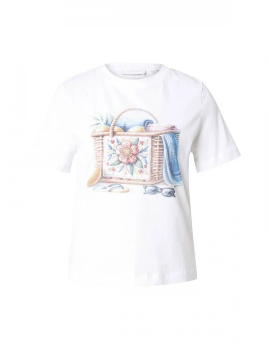 Foto van product Rich & Royal Shirt karamel / donkergeel / groen / wit