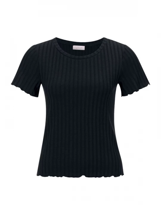 Foto van product Rich & Royal Shirt zwart / offwhite