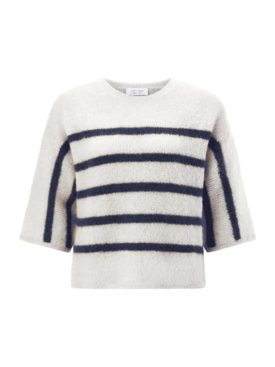Foto van product Rich & Royal Trui navy / wit