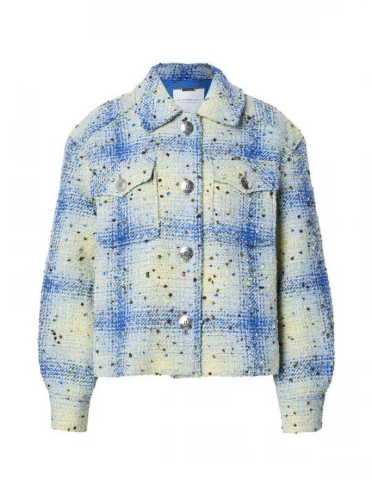Foto van product Rich & Royal Tussenjas blauw / pastelblauw / limoen