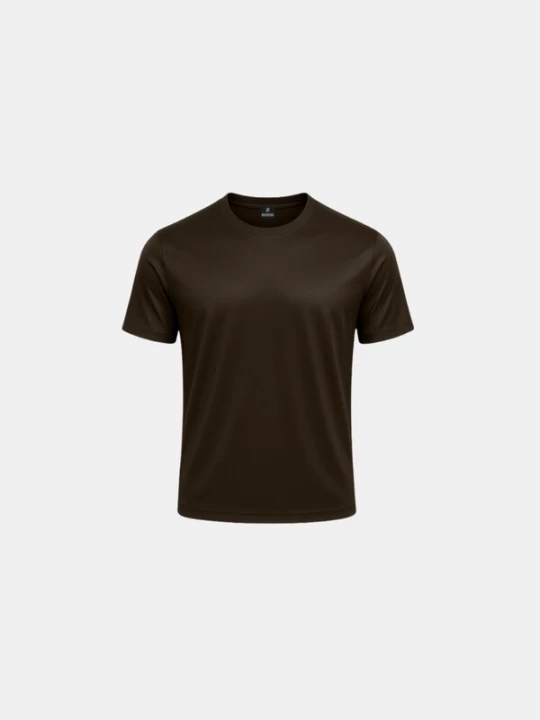 Foto van product Richesse Shirt 'SHINY ESSENTIAL SHIRT DEEP BROWN' donkerbruin