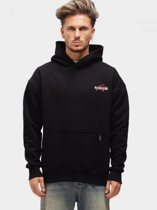 Foto van product Richesse Sweatshirt 'UNEXPECTED HOODIE BLACK' zwart