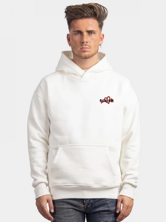 Foto van product Richesse Sweatshirt 'UNEXPECTED HOODIE WHITE' wit