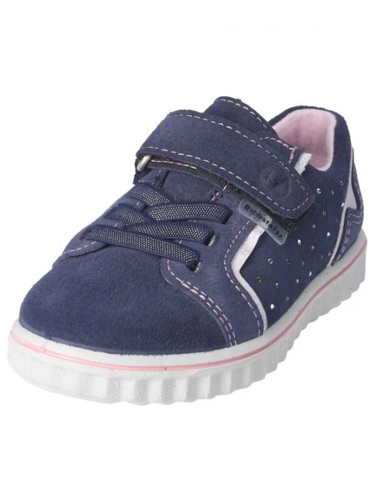 Foto van product RICOSTA Sneakers donkerblauw / pink / wit