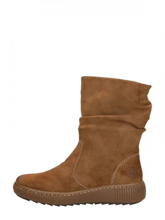 Foto van product Rieker Boots 'Enkellaarsjes Plat' cognac