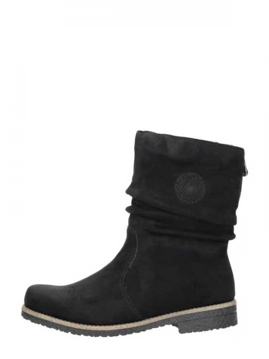 Foto van product Rieker Boots 'Enkellaarsjes Plat' zwart