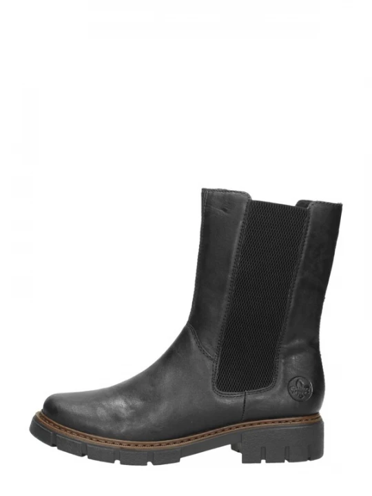Foto van product Rieker Boots 'Enkellaarsjes Plat' zwart
