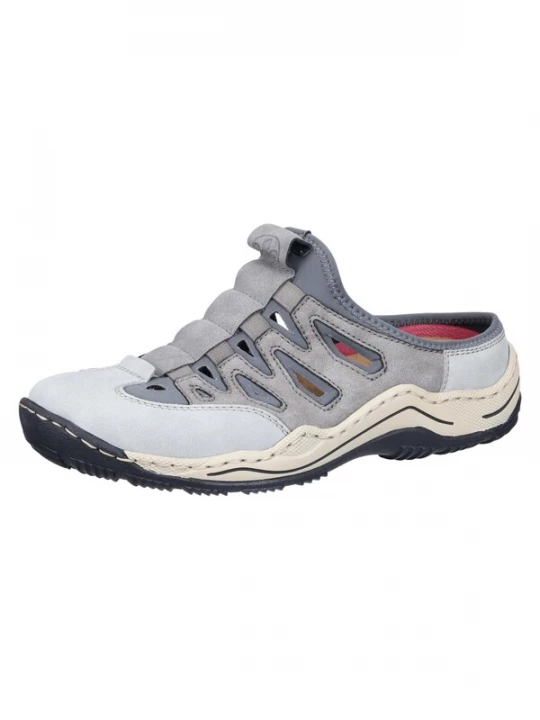 Foto van product Rieker Clogs 'Basic' grijs
