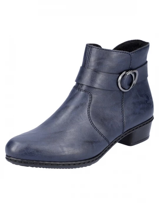 Foto van product Rieker Enkellaarsjes duifblauw