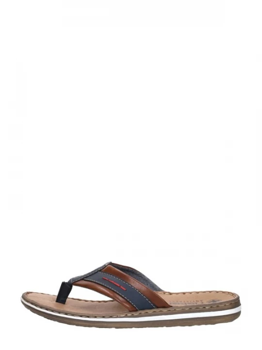 Foto van product Rieker Huisschoen 'Heren slippers' cognac