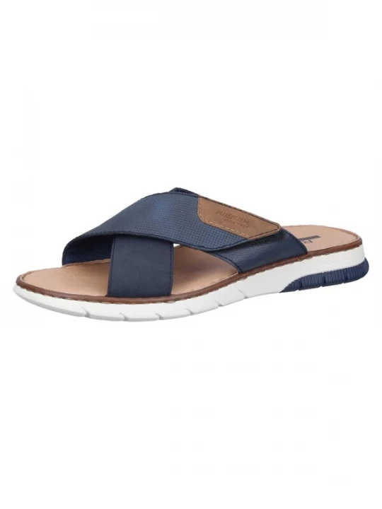 Foto van product Rieker Muiltjes 'Basic' blauw