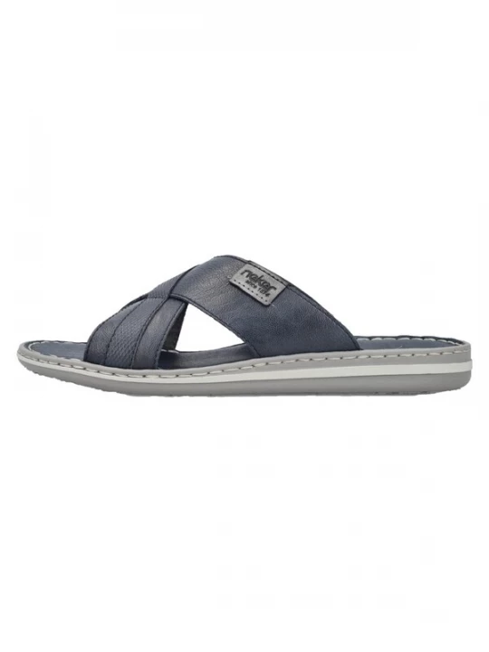 Foto van product Rieker Muiltjes 'Comfort' donkerblauw