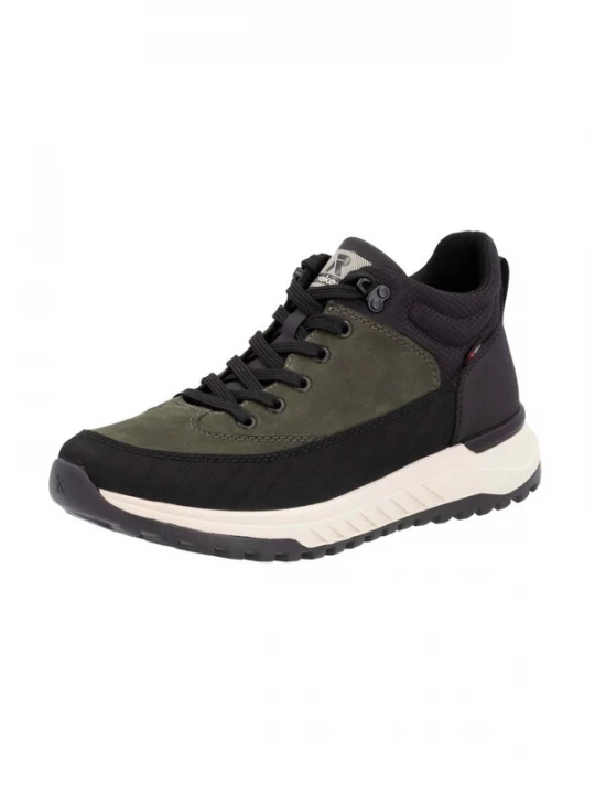 Foto van product Rieker Sport Sportieve veterschoen donkergroen / zwart