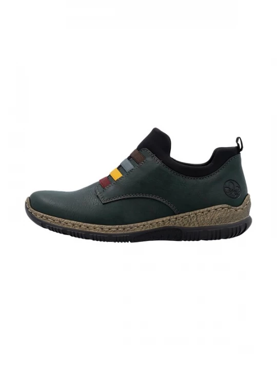 Foto van product Rieker Sportieve veterschoen blauw