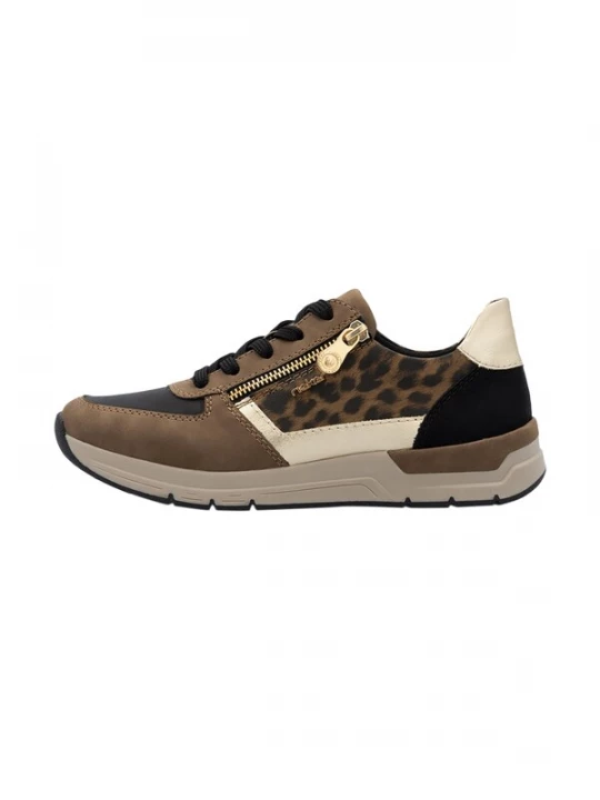 Foto van product Rieker Sportieve veterschoen bruin