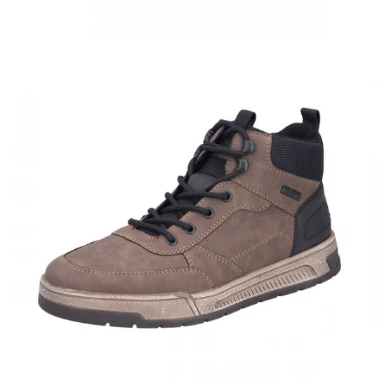 Foto van product Rieker Veterlaarzen ' 36020 ' taupe / zwart