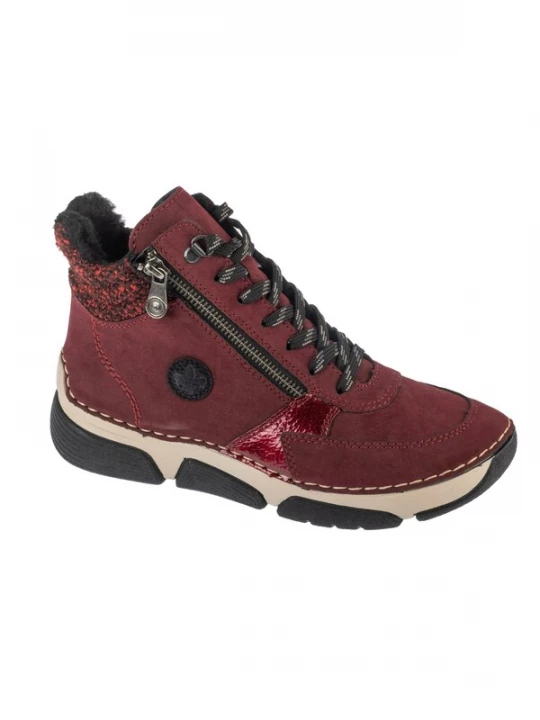 Foto van product Rieker Veterlaarzen 'Rieker Booties 45960' donkerrood