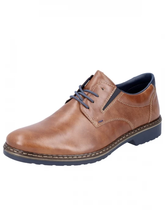 Foto van product Rieker Veterschoen navy / cognac