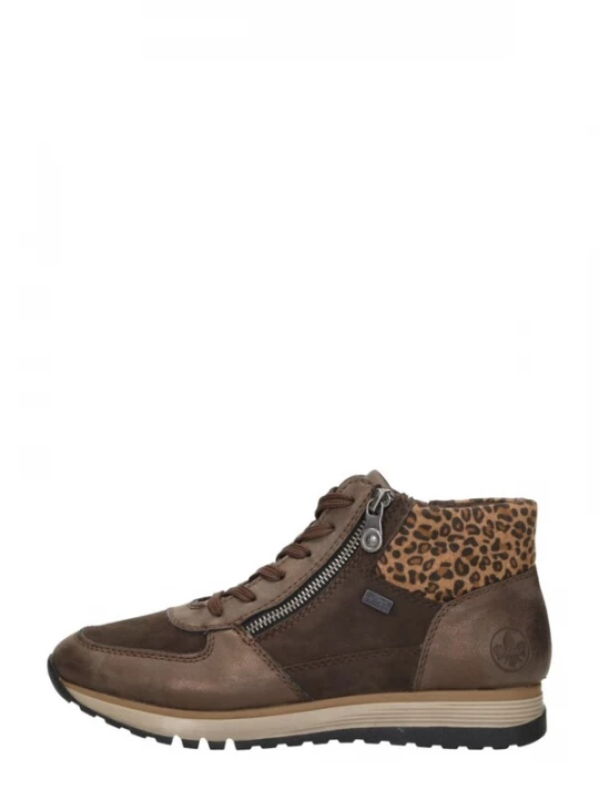 Foto van product Rieker Veterschoen 'Veterschoenen Hoog' donkerbruin