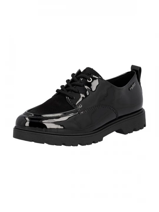 Foto van product Rieker Veterschoen zwart