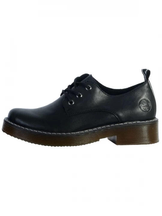 Foto van product Rieker Veterschoen zwart