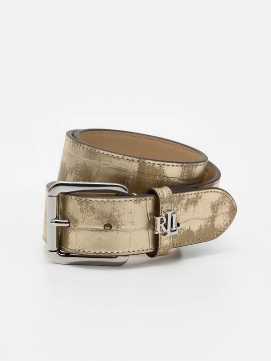 Foto van product Riem Lauren Ralph Lauren lichtgeel