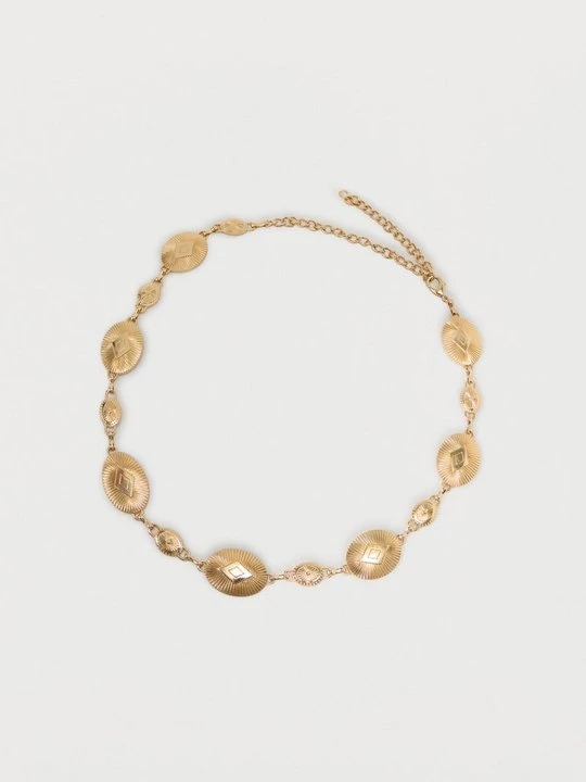 Foto van product Riem Pieces goudkleurig