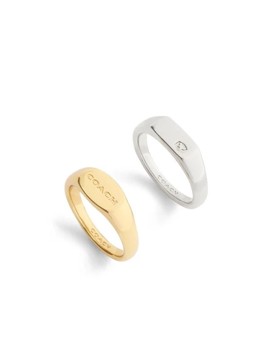 Foto van product Ring Coach goudkleurig