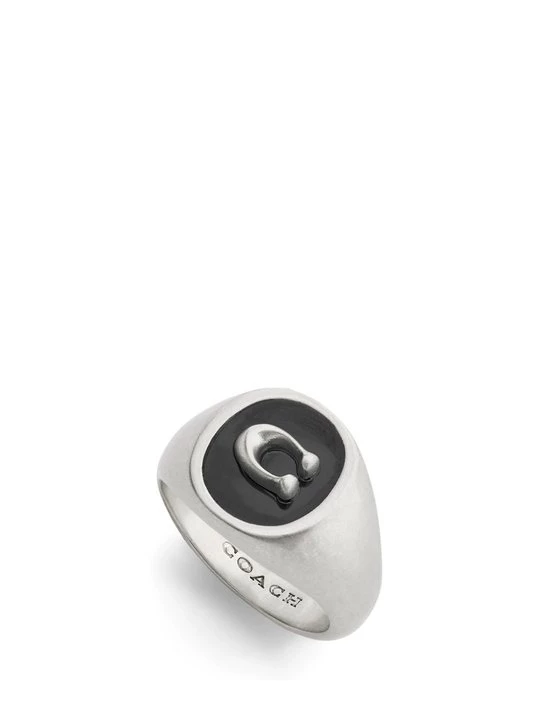 Foto van product Ring Coach zilverkleurig