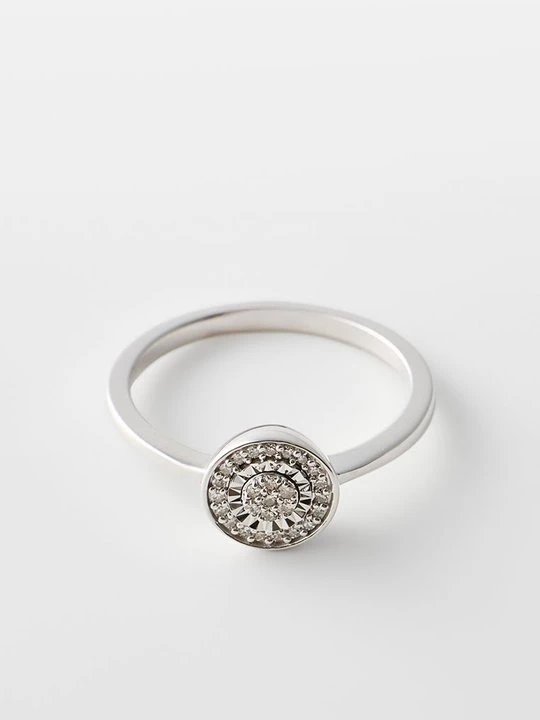 Foto van product Ring Diamant Exquis zilverkleurig