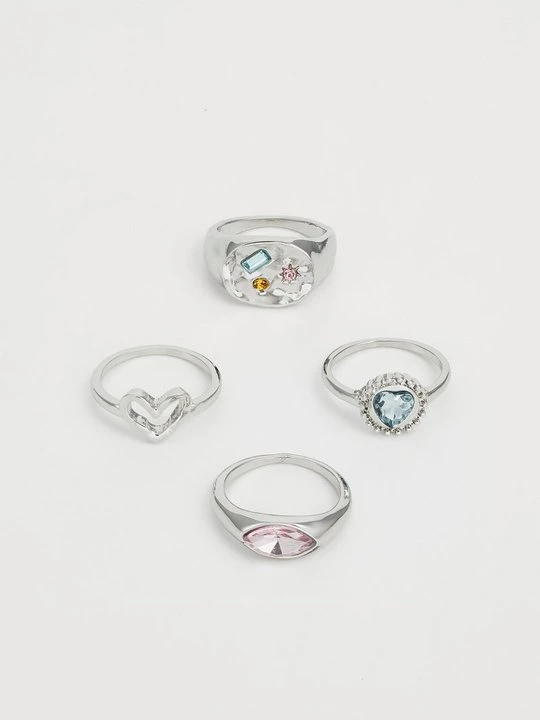 Foto van product Ring Even&Odd By Zalando zilverkleurig