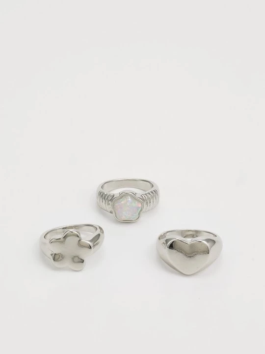 Foto van product Ring Even&Odd By Zalando zilverkleurig