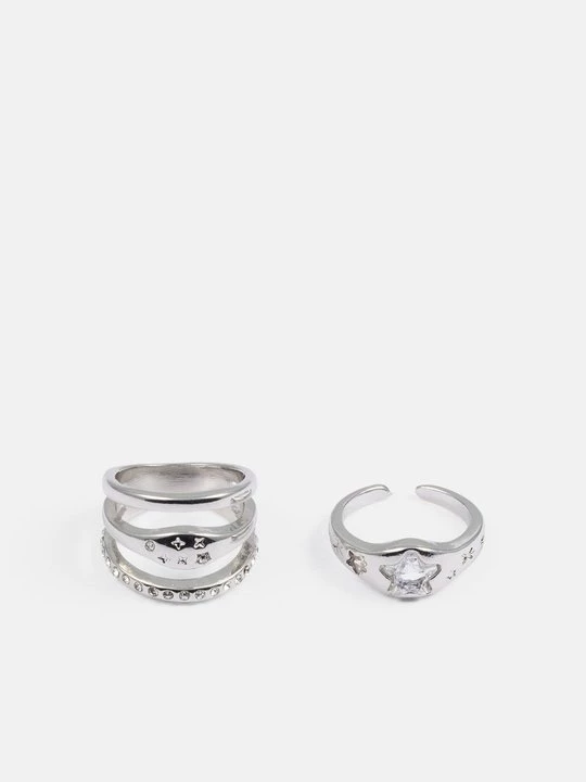 Foto van product Ring Even&Odd By Zalando zilverkleurig
