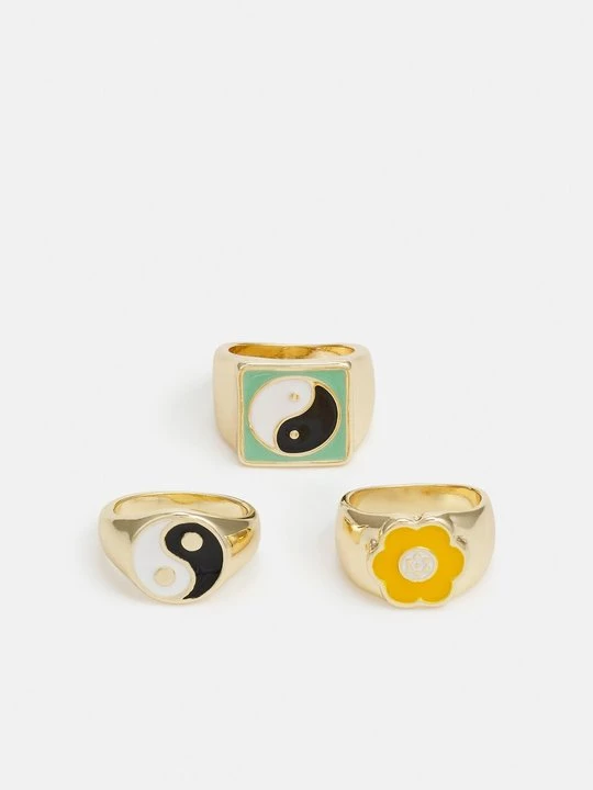 Foto van product Ring Fire & Glory goudkleurig